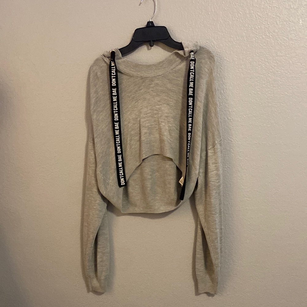 H&M divided grey sweater